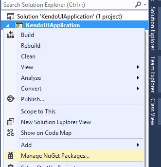 Managing NuGet Package